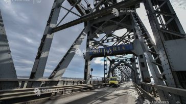 Giurgiu: Lucrările la Podul Prieteniei continuă până în toamnă, dar circulația a fost redeschisă pe ambele sensuri