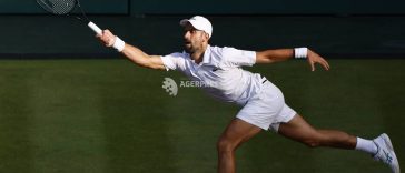 Tenis: Djokovic, ‘foarte mândru că a terminat învingător’ în sfertul de finală maraton de la Wimbledon