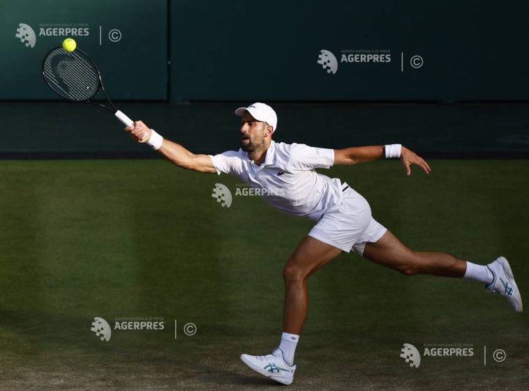 Tenis: Djokovic, ‘foarte mândru că a terminat învingător’ în sfertul de finală maraton de la Wimbledon