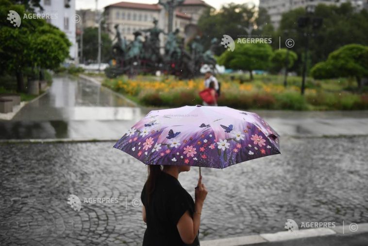 Meteo București: Averse și intensificări ale vântului vineri după-amiaza