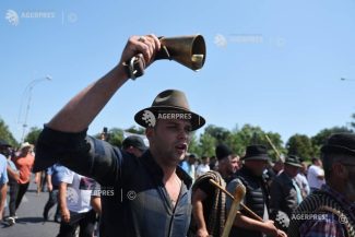 Jandarmeria București: Traficul rutier – blocat 30 de minute pe Șoseaua Kiseleff de oierii care protestează în Capitală