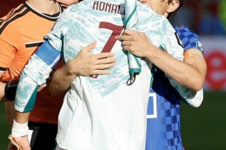 Cristiano Ronaldo a devenit cel mai în vârstă jucător care evoluează într-un meci din faza eliminatorie în istoria Cupei Mondiale
