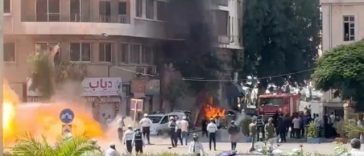 Bilanţul dublei explozii la Damasc, în timpul vizitei lui Macron, creşte la un mort şi 36 de răniţi, anunţă Guvernul sirian