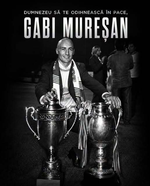 CFR Cluj, după decesul lui Gabi Mureşan: Ne vei lipsi, Gabi! Ne lipseşti deja şi încă nu conştientizăm că nu mai eşti printre noi!