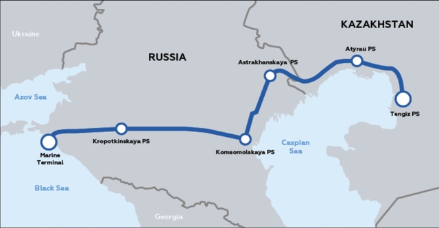 Kazahstanul anunţă că reduce producţia de petrol în urma atacurilor cu drone asupra principalului port de export la Marea Neagră şi confirmă că operaţiunile de încărcare a conductei CPC au fost suspendate din motive de siguranţă