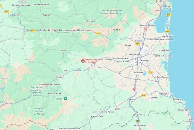 Franţa – Un incendiu în Pirinei a cuprins aproape 1.000 de hectare