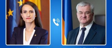 Oana Ţoiu, discuţii cu ministrul de externe din Ucraina, despre ajutorul privind aprovizionarea cu energie: Vecinii se ajută reciproc atunci când este posibil. Am prezentat implicaţiile secetei severe din bazinul Dunării asupra producţiei noastre