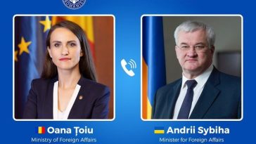 Oana Ţoiu, discuţii cu ministrul de externe din Ucraina, despre ajutorul privind aprovizionarea cu energie: Vecinii se ajută reciproc atunci când este posibil. Am prezentat implicaţiile secetei severe din bazinul Dunării asupra producţiei noastre