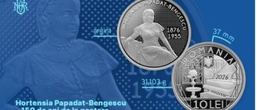 BNR lansează o monedă de argint la 150 de ani de la naşterea Hortensiei Papadat-Bengescu / Care este preţul de vânzare