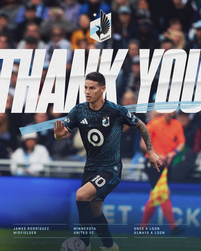 James Rodriguez pleacă de la Minnesota United după doar şase luni
