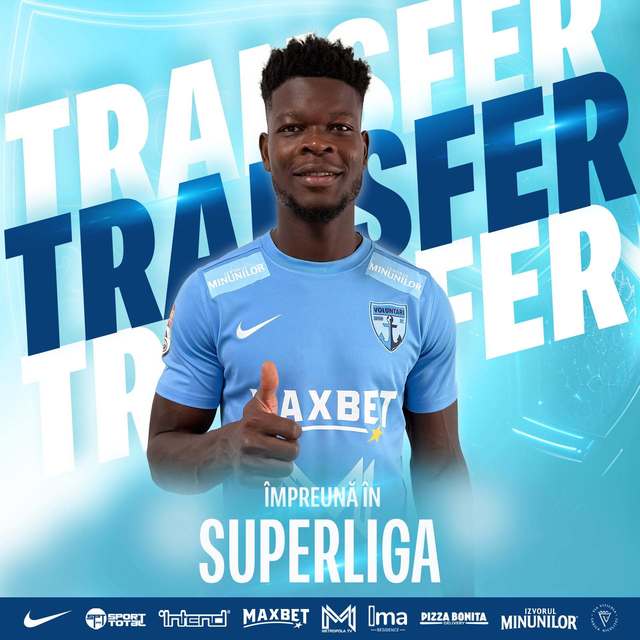 Superliga: Fundaşul stânga David Kiki va juca la FC Voluntari