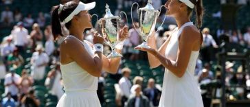 Guo şi Mladenovic au câştigat primul lor titlu de Grand Slam ca pereche la Wimbledon, la dublu feminin / Performanţa lui Mladenovic