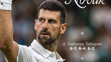 Djokovici s-a calificat în turul trei la Wimbledon, după ce l-a învins pe Tsitsipas . Sârbul a avut timp de glume pe teren – VIDEO