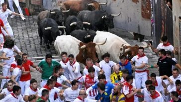 În total 57 de răniţi, inclusiv străini, în acest an, în Spania, la festivităţile de San Fermin, la Pamplona, anunţă Guvernul regional