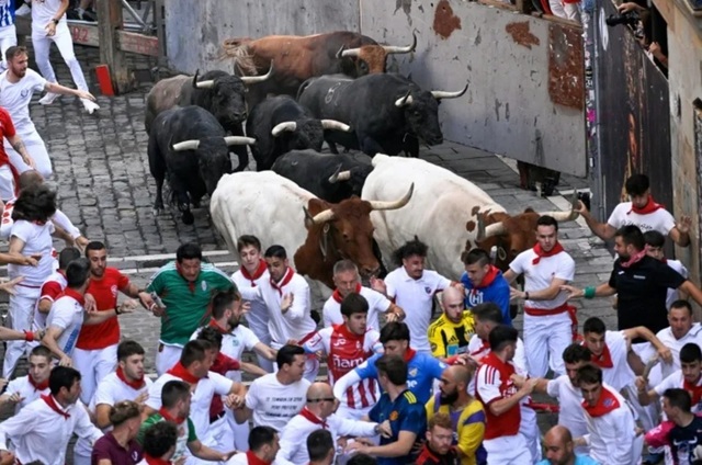 În total 57 de răniţi, inclusiv străini, în acest an, în Spania, la festivităţile de San Fermin, la Pamplona, anunţă Guvernul regional