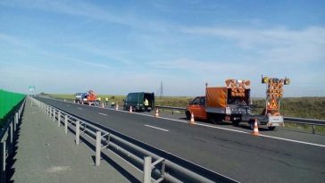 Circulaţie închisă pe ambele sensuri, succesiv, pe Autostrada A1 Sibiu – Deva, între kilometrii 335 – 353, pentru realizarea unor lucrări