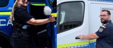 Constanţa: Un şofer care a lovit o maşină în trafic şi care circula haotic, oprit de doi poliţişti aflaţi în timpul liber, soţ şi soţie / Conducătorul auto avea o concentraţie de 0,65 mg/l alcool pur în aerul expirat