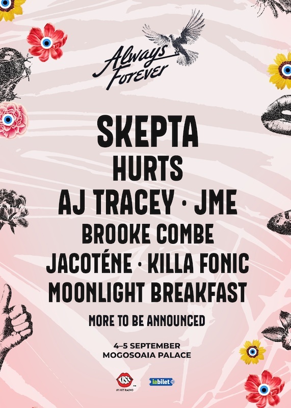 Festivalul Always Forever, pe 4 şi 5 septembrie, la Palatul Mogoşoaia/ Skepta, Hurts, Moonlight Breakfast, în line-up