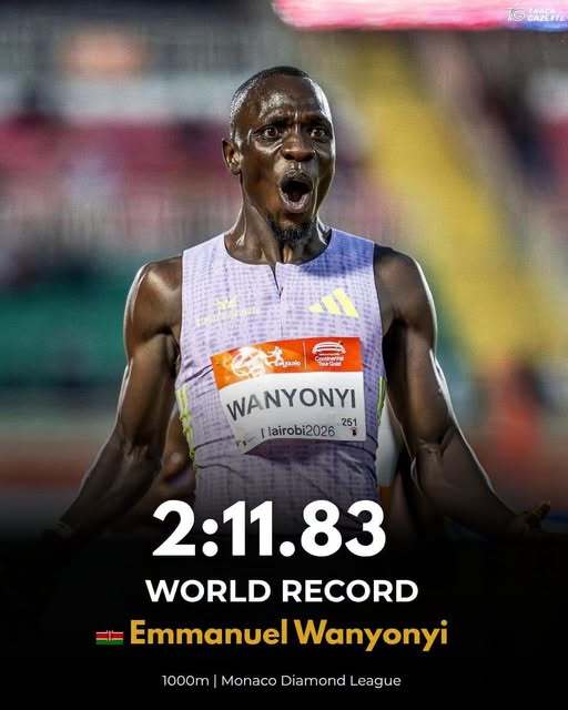 Atletism: Kenyanul Emmanuel Wanyonyi a doborât recordul mondial la proba de 1.000 m. Vechiul record fusese stabilit în 1999