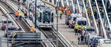 Cincisprezece răniţi la Rotterdam, într-o coliziune între două tramvaie pe Podul Erasmus