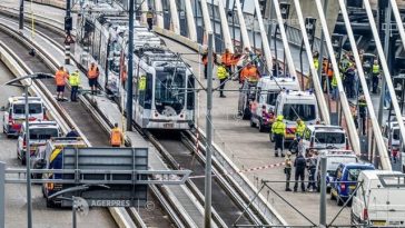 Cincisprezece răniţi la Rotterdam, într-o coliziune între două tramvaie pe Podul Erasmus