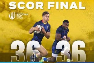 Rugby: România a terminat la egalitate, scor 36-36, cu Uruguay, în al doilea meci din World Rugby Nations Cup