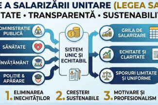 Proiectul legii salarizării a fost publicat de Ministerul Muncii: Varianta actuală a proiectului îndeplineşte condiţiile Jalonului 420 din PNRR şi are acordul Ministerului de Finanţe / A fost predat partidelor politice pentru analiză