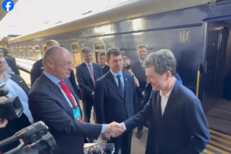 Preşedintele Nicuşor Dan a ajuns cu trenul la Kiev, pentru summitul Ucraina-Europa de Sud-Est, la invitaţia preşedintelui ucrainean Volodimir Zelenski – VIDEO