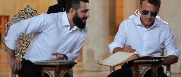 Două explozii la Damasc, unde Macron se află în prima vizită a unui lider din Occident după preluarea puterii de către islamişti