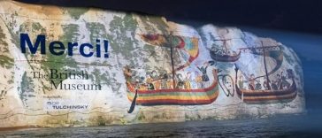 Tapiseria de la Bayeux a ajuns în Marea Britanie pentru prima dată în 900 de ani, sub paza poliţiei/ VIDEO