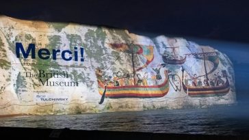 Tapiseria de la Bayeux a ajuns în Marea Britanie pentru prima dată în 900 de ani, sub paza poliţiei/ VIDEO