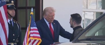 Preşedintele Volodimir Zelenski a sosit la Casa Albă