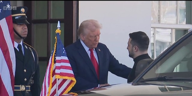 Preşedintele Volodimir Zelenski a sosit la Casa Albă