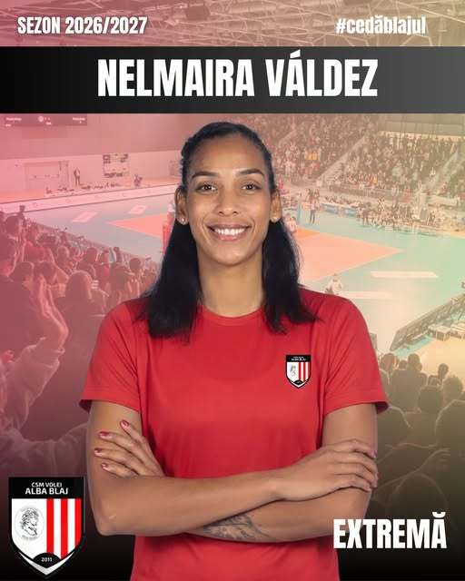 Volei feminin: Extrema Nelmaira Valdez din Venezuela va juca la CSM Volei Alba Blaj