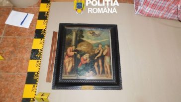 Poliţia Română anunţă că zece picturi de peste 90.000 de euro, furate din Italia, au fost recuperate în Constanţa şi predate autorităţilor italiene/ Patru români, cercetaţi pentru furt calificat şi import ilegal de bunuri culturale pe teritoriul României