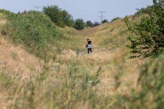 DRONĂ DOBORÂTĂ ÎN BUZĂU – Fragmentele descoperite la ieşirea din Padina au fost examinate cu un sistem portabil de radiografie cu raze X – FOTO