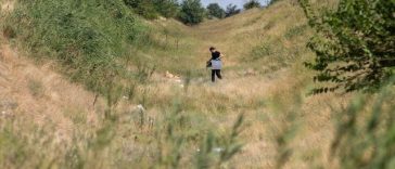 DRONĂ DOBORÂTĂ ÎN BUZĂU – Fragmentele descoperite la ieşirea din Padina au fost examinate cu un sistem portabil de radiografie cu raze X – FOTO