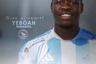 Superliga: Emmanuel Yeboah va juca la Corvinul Hunedoara