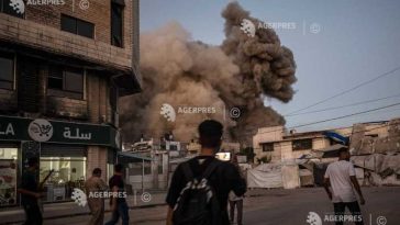 Mai multe atacuri aeriene israeliene asupra Fâșiei Gaza; doi morți și un depozit de spital avariat
