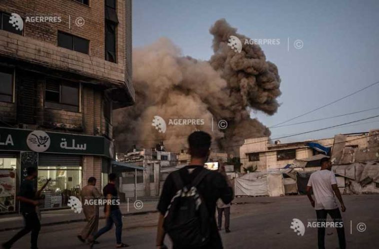 Mai multe atacuri aeriene israeliene asupra Fâșiei Gaza; doi morți și un depozit de spital avariat