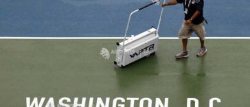 Tenis: Finala turneului WTA de la Washington, amânată pentru luni din cauza furtunilor