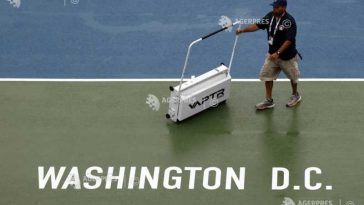 Tenis: Finala turneului WTA de la Washington, amânată pentru luni din cauza furtunilor