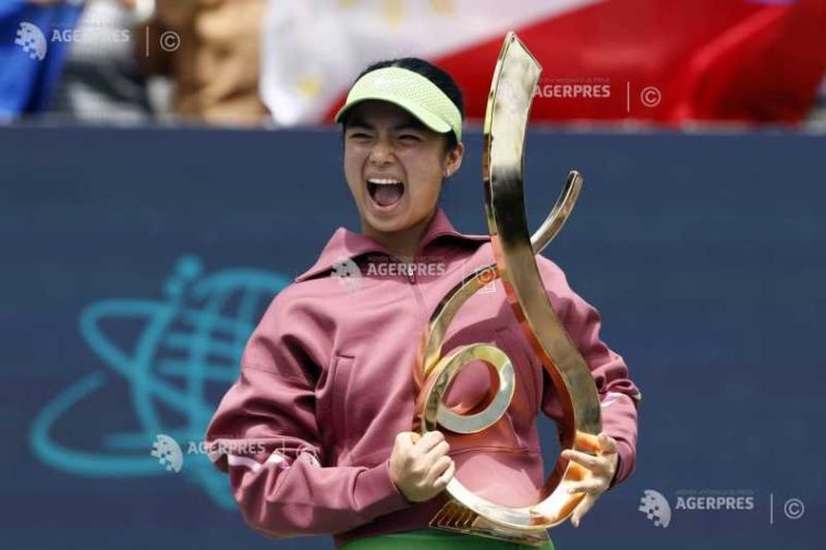 Tenis: Filipineza Alexandra Eala a câștigat la Washington primul titlu WTA din carieră