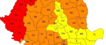 Alerte Cod roșu de caniculă extremă în șapte județe din Maramureș, Banat și Crișana, până joi dimineața
