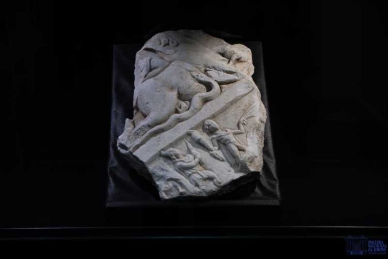 Alba: Relief închinat zeului Mithras, într-o mini-expoziție la Muzeul Național al Unirii (GALERIE FOTO)