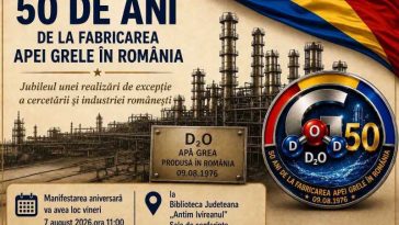 Vâlcea: Împlinirea a 50 de ani de la producerea apei grele în România, marcată de cercetători la Biblioteca Județeană
