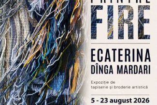 Expoziția ”Urme printre fire”, semnată de artista Ecaterina Dînga Mardari – de miercuri, la Muzeul Țăranului