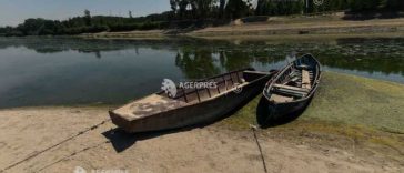 Debitul Dunării a ajuns, miercuri, la 1.400 mc/s, minim istoric; valoarea rămâne staționară până pe 12 august