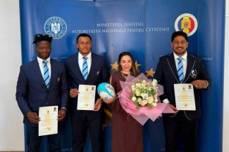 Rugby: România a naturalizat trei jucători, Fonovai Tangimana, Jason Tomane și Kuselo Moyake