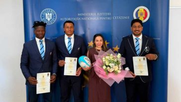 Rugby: România a naturalizat trei jucători, Fonovai Tangimana, Jason Tomane și Kuselo Moyake